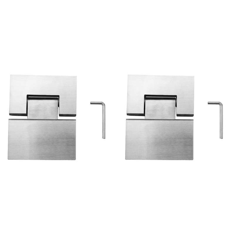 Glass Shower Door Hinge Replacement Parts Stainless Steel Polished