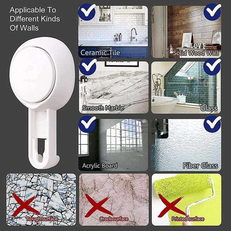 Shower Caddy & Soap Dish Holder Double Layer for Shower Shelf Suction