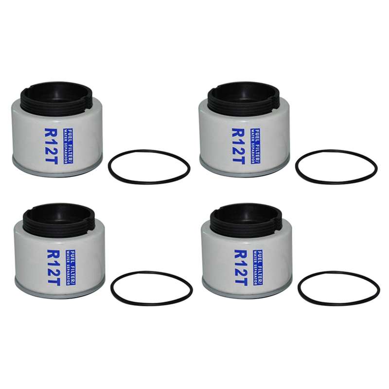 4pcs for R12 R12s R12t Racor 140r Fuel Water Separator Filter