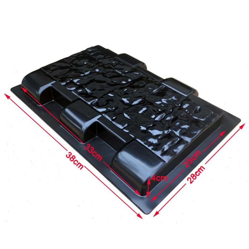 Irregularly Cement Mold Plastic Brick Stone Concrete Mould Decorative