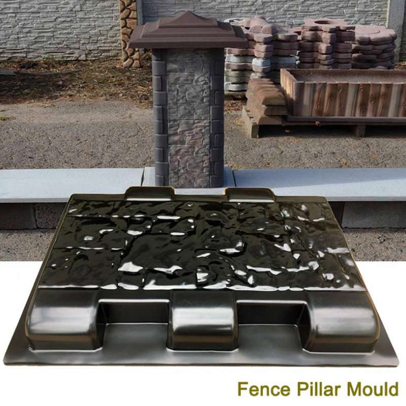 Irregularly Cement Mold Plastic Brick Stone Concrete Mould Decorative
