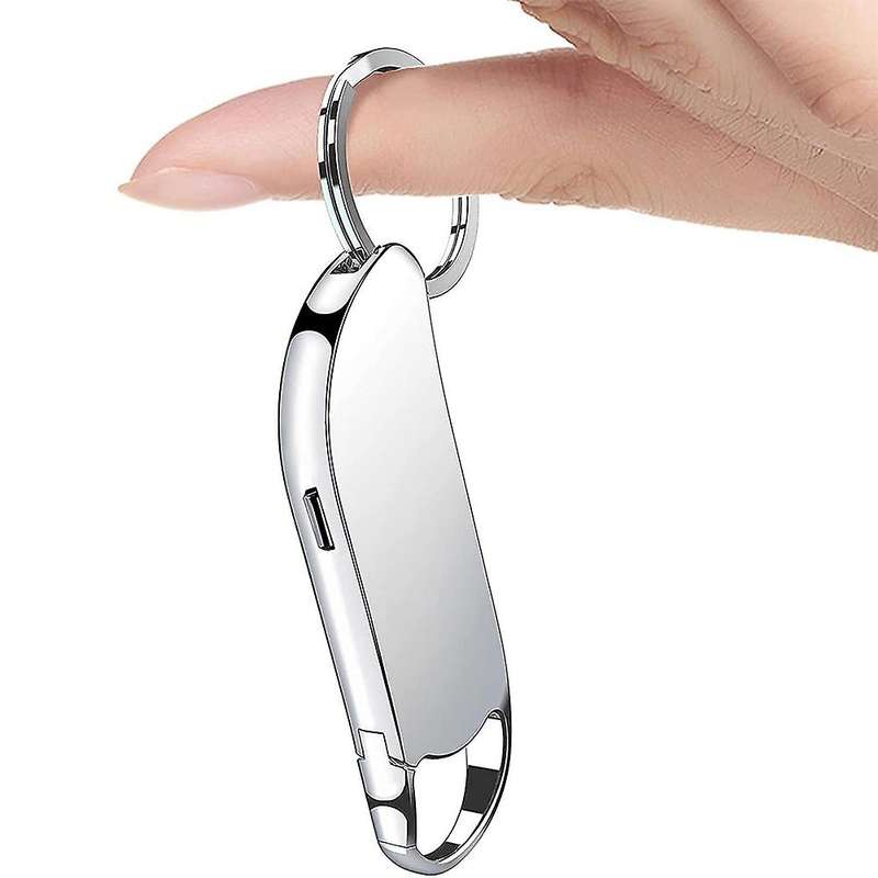 64gb Recorder Keychain Recorder with Playback Headphones Rechargeable