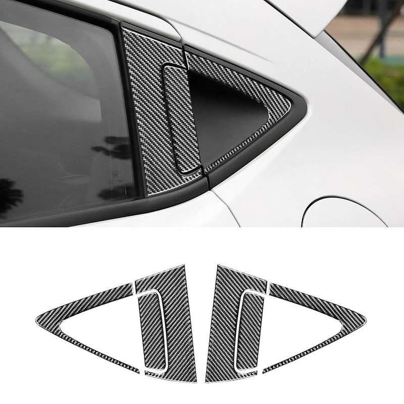 Door Outer Handle Cover Decorative Sticker Carbon Fiber for Honda