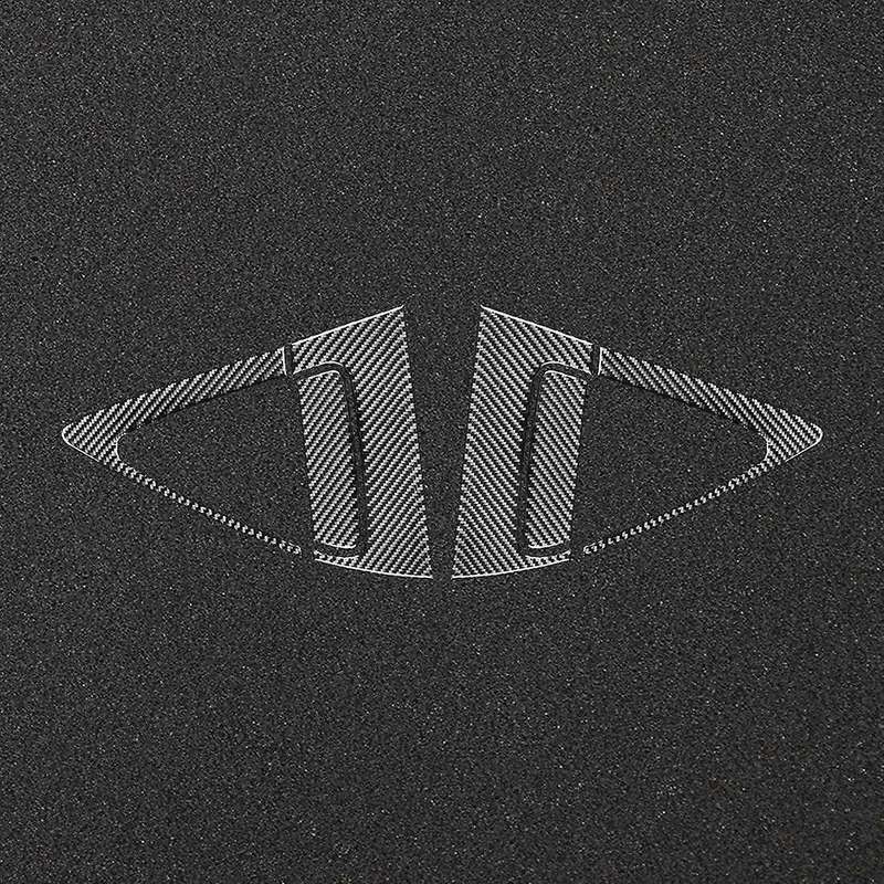 Door Outer Handle Cover Decorative Sticker Carbon Fiber for Honda