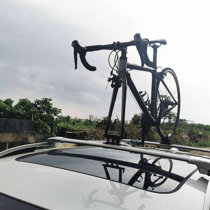 Car Roof Mounting Brackets Mountain Bike Storage Fork Roof Mounting