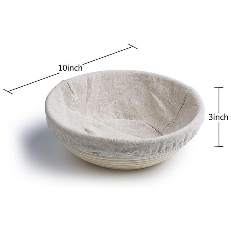 Banneton Bread Proofing Basket By Caesar Bread, Round Sourdough Set