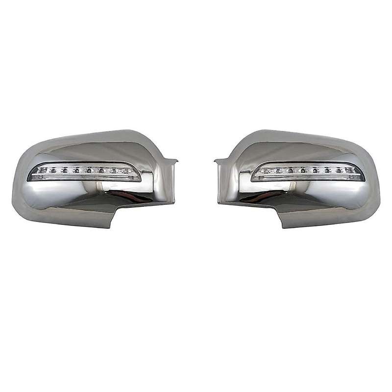 Car Door Rearview Mirror Covers with Led for Hyundai Tucson 2006-2009