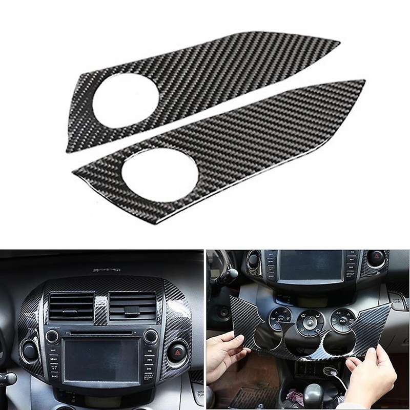 Car Center Control Warning Lamp Cover Decor for Toyota Rav4 2006-2012