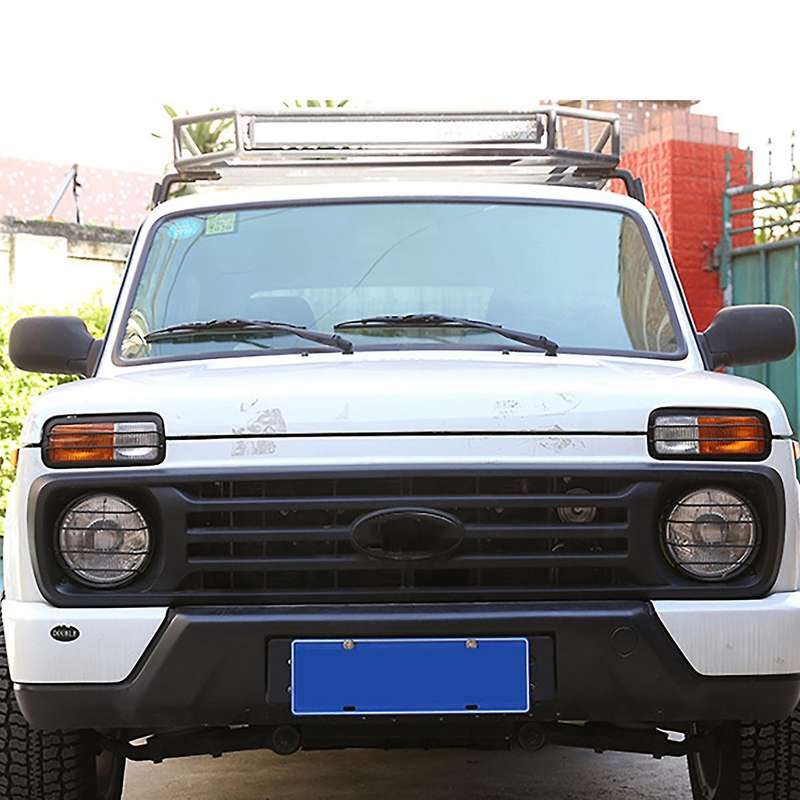 Car Aluminum Alloy Car Front Fog Lamp Cover for Lada Niva