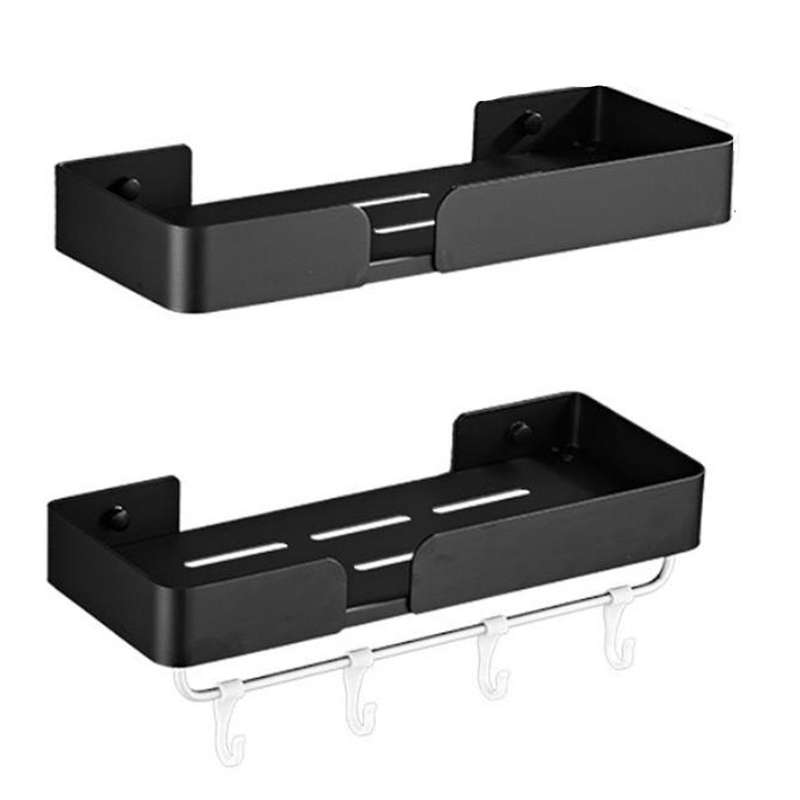 2pcs Shower Tray without Drilling Holes,bathroom Kitchen Wall Rack
