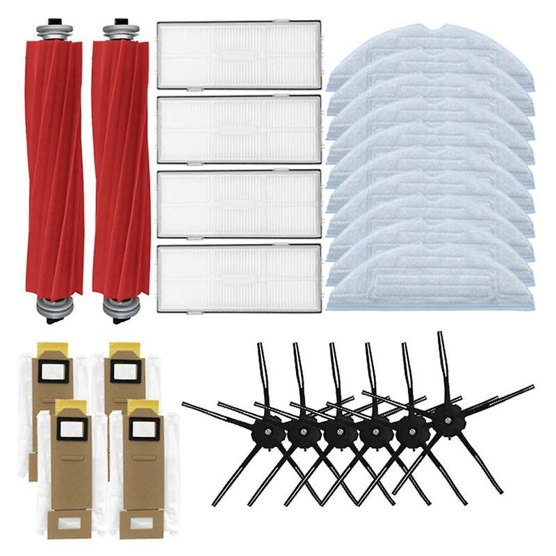 26pcs for Xiaomi Roborock S7 T7s Plus Vacuum Parts Main Brush