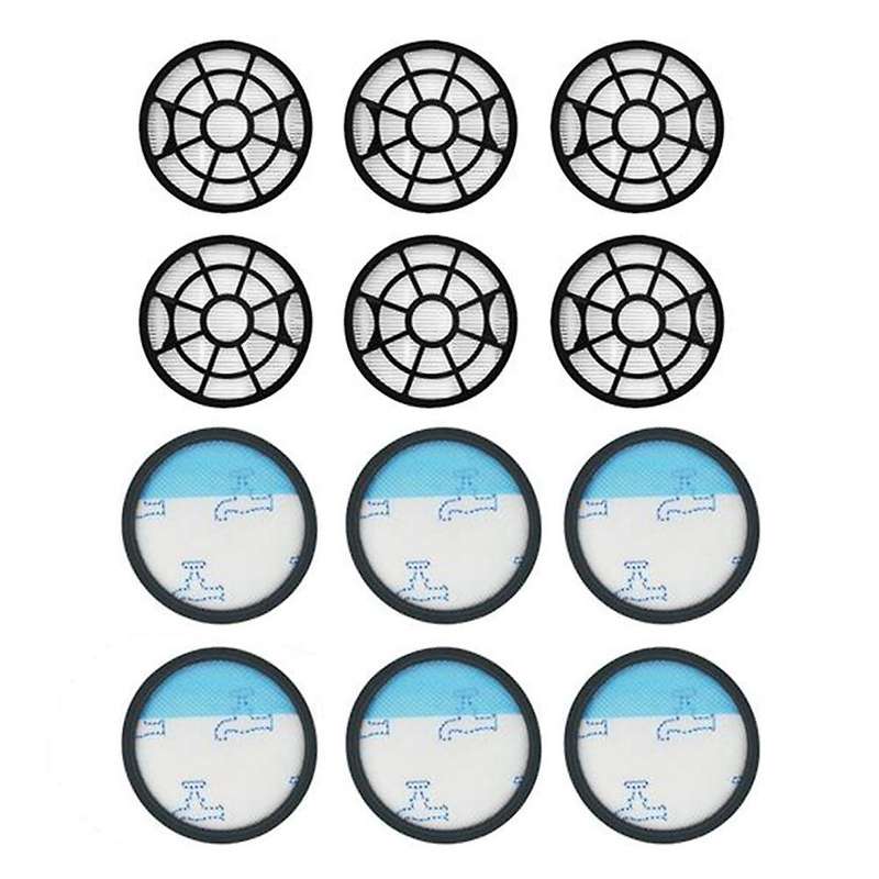 6 Sets Hepa Filter for Rowenta Swift Power Cyclonic Ro2932ea Ro2933ea