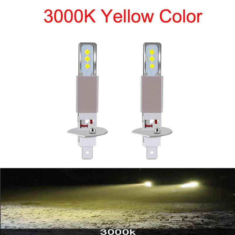 Fog Light Yellow 3000k 6smd Bulbs Fog Lamp Turn Signals