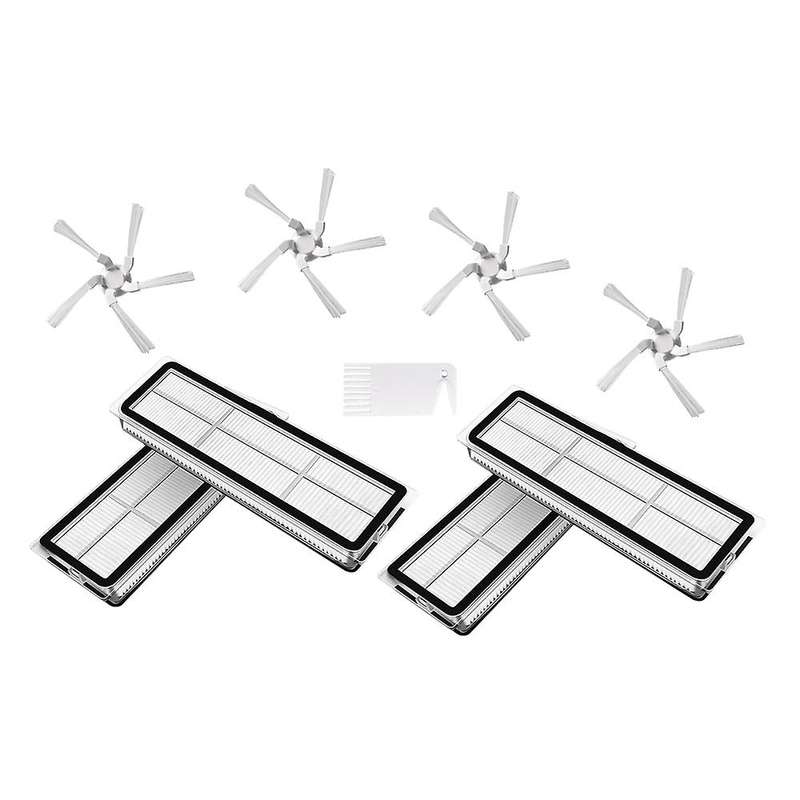 9pcs Parts for Xiaomi Dreame W10 Washable Filter Side Brush Robot
