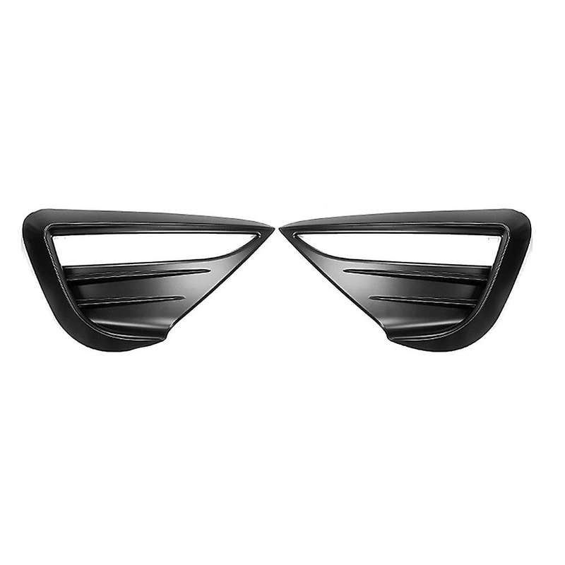 For Tesla Model Y 2021-2022 Car Front Fog Lamp Cover Matte Black