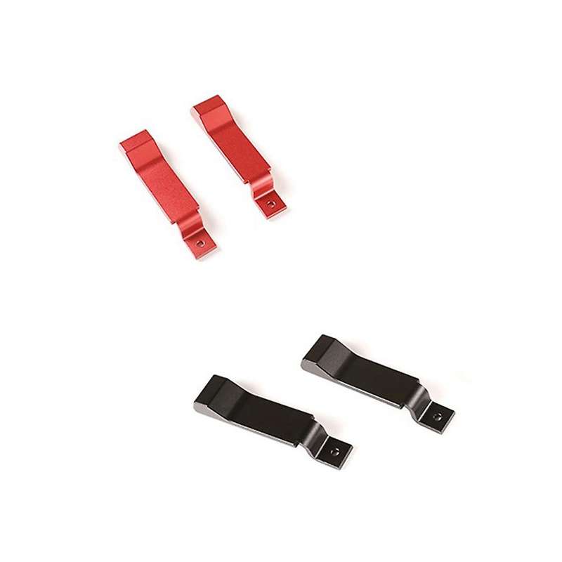 Car Door Latch Handle Cover for Land Rover Defender 90 110 130(black)