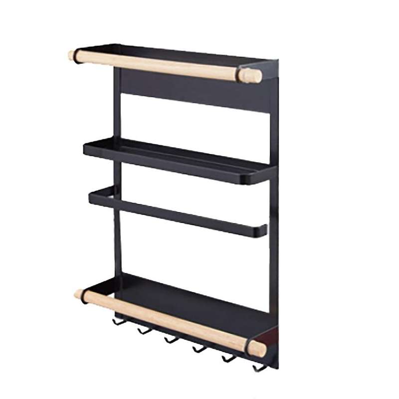 Kitchen Rack Fridge Magnetic Organizer, Refrigerator Shelf Storage