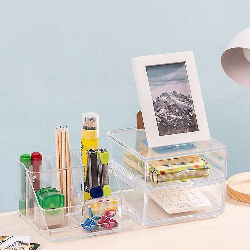 Transparent Drawers Makeup Organizer Lipstick Holder Storage Drawer