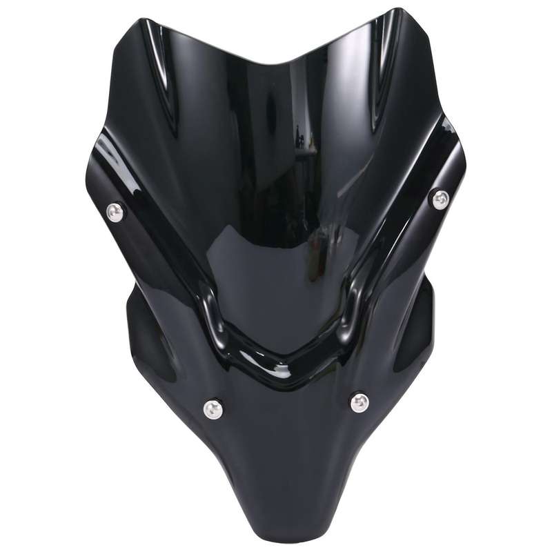Motorcycle Windshield Windscreen Wind Deflector (black)