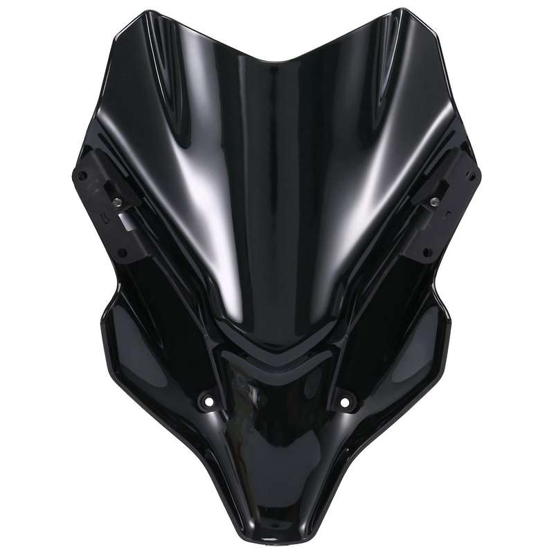 Motorcycle Windshield Windscreen Wind Deflector (black)