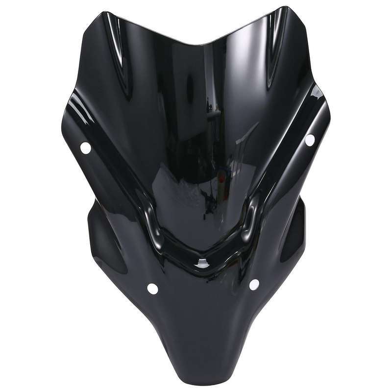 Motorcycle Windshield Windscreen Wind Deflector (black)