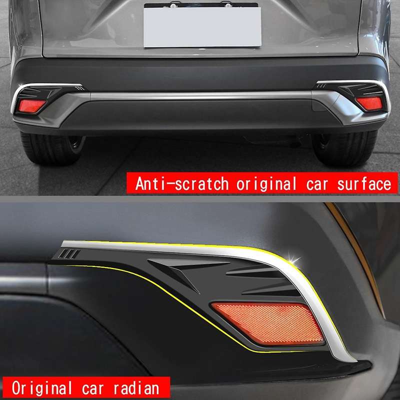 Eyelid Eyebrow Cover Trim Molding Bezel Garnish Matte Black Rhd