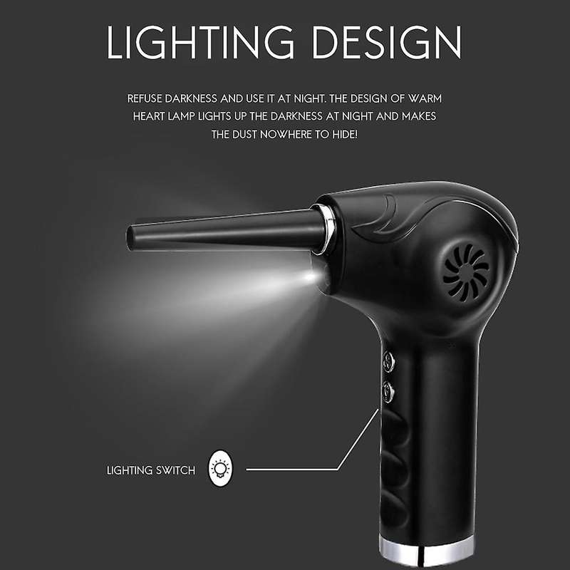 Cordless Electric Air Duster for Computer Keyboard Camera Cleaning A