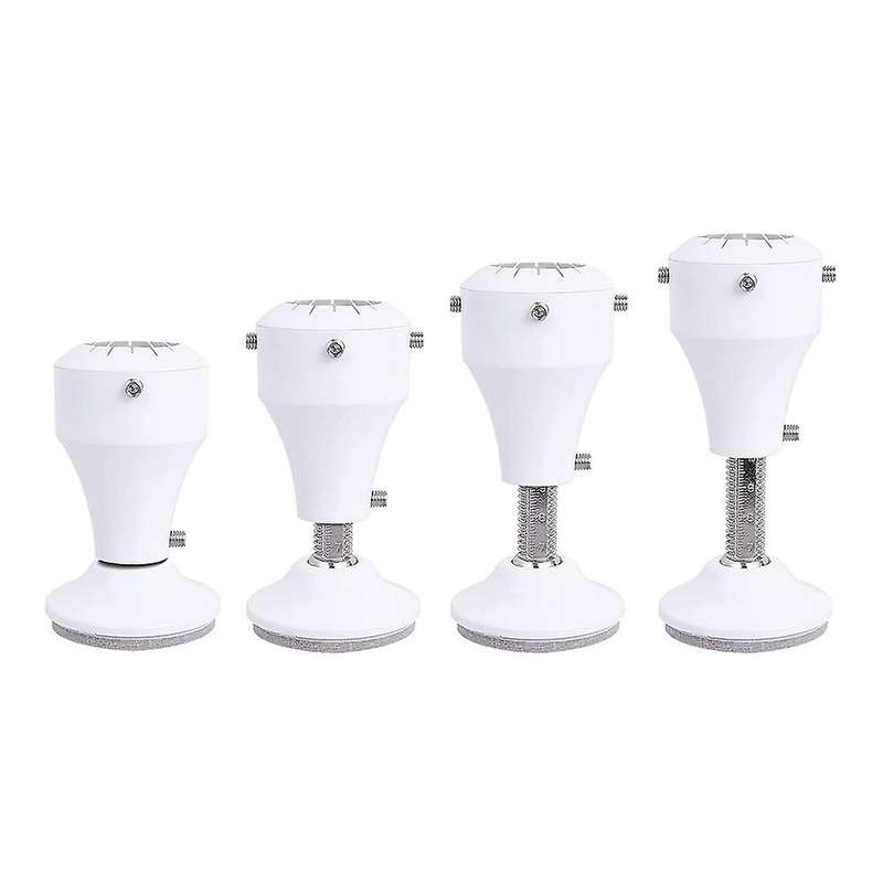 Rotatable Furniture Riser Base, Fit Chair Table Desk Sofa Feet White