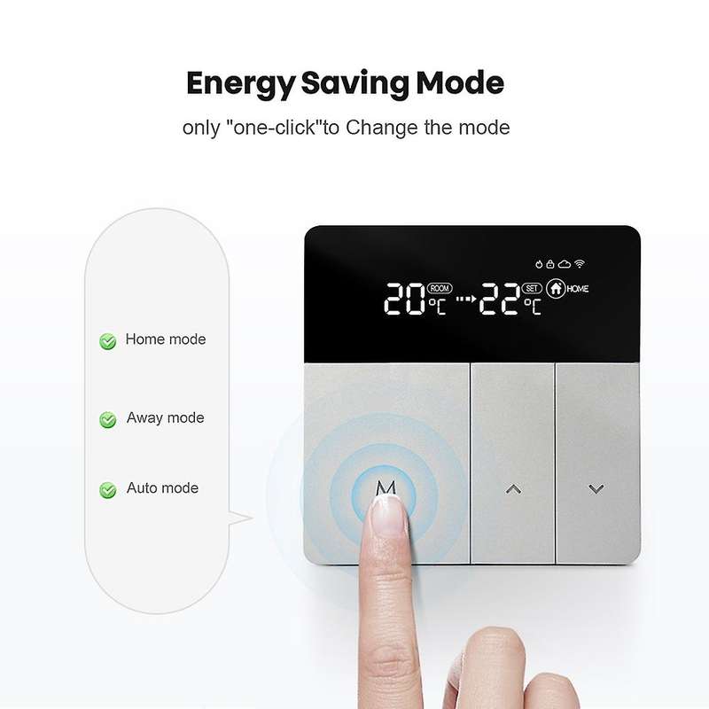 Wifi Thermostat Temperature Controller Smart Home 16a Electric Heater