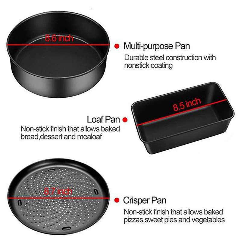 Air Fryer Accessories for Ninja Foodi 6. 5 Qt, Air Fryer Bake Kit