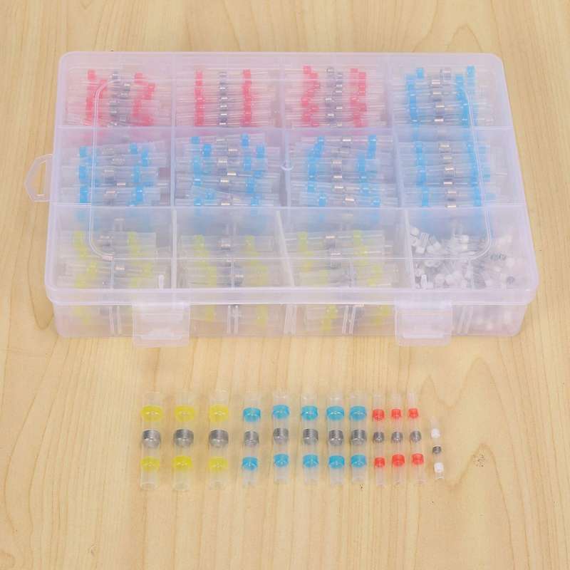 400pcs Solder Seal Wire for Connectors Heat Shrink Solder Butt
