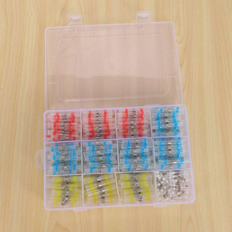 400pcs Solder Seal Wire for Connectors Heat Shrink Solder Butt