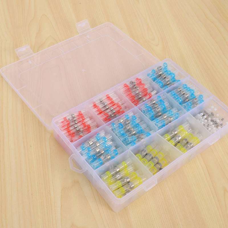 400pcs Solder Seal Wire for Connectors Heat Shrink Solder Butt