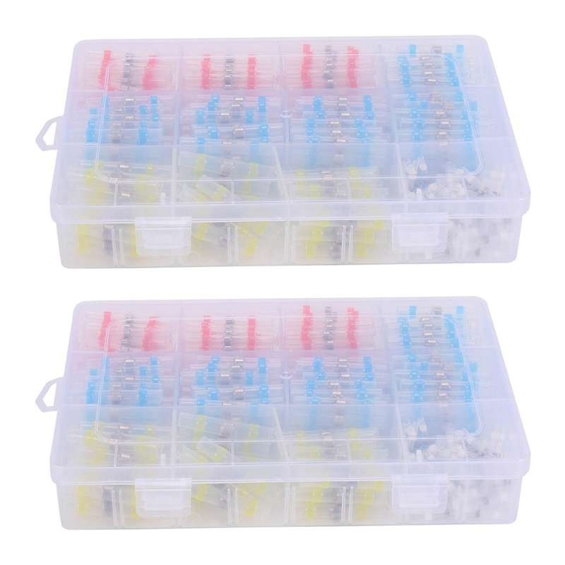 400pcs Solder Seal Wire for Connectors Heat Shrink Solder Butt