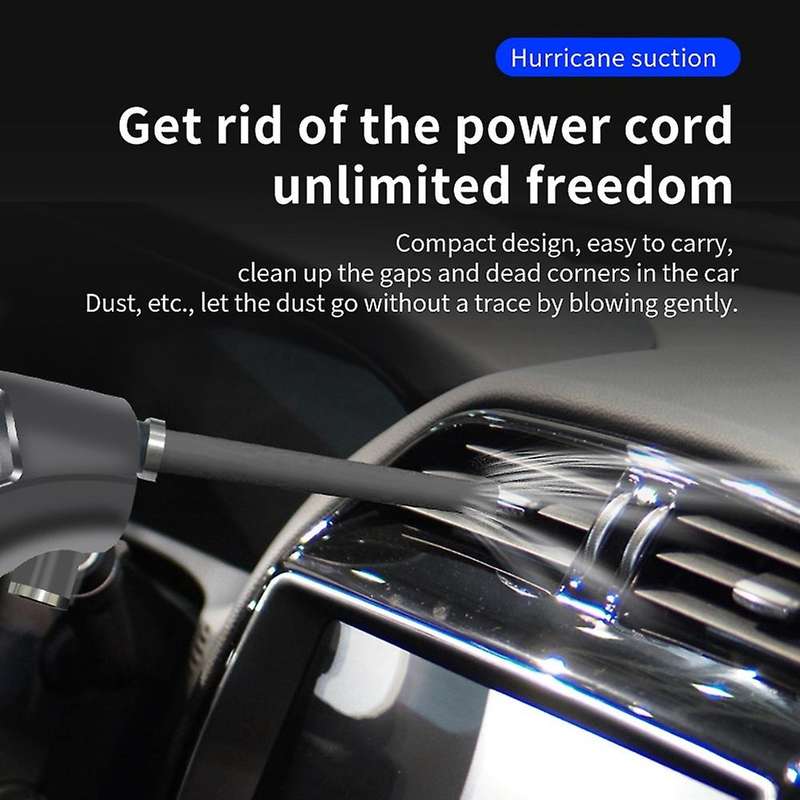 Cordless Air Duster Usb Rechargeable Electric Duster with Nozzle