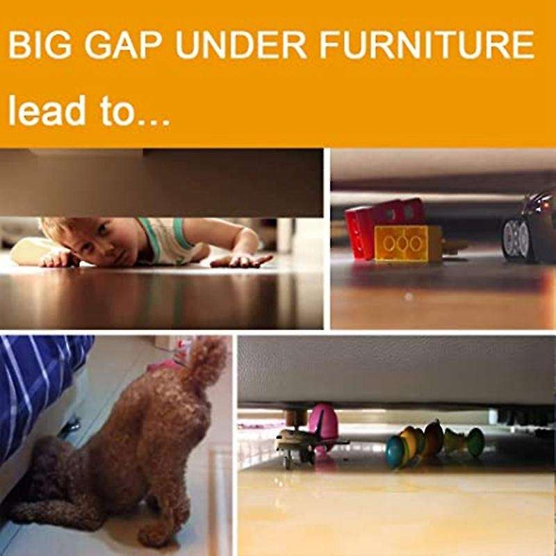 For Furniture, Clear Pet Baffle Board,strong Adhesive Baffle (8 Pack)