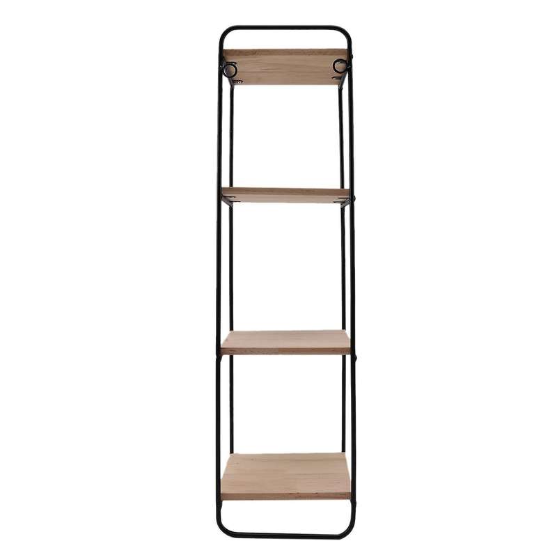 Nordic Style Wall Pendant Decorative Iron Shelf Decorative-black-b
