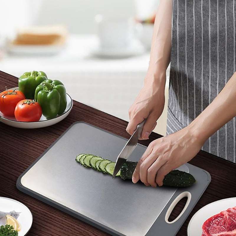 Cutting Board Wheat Straw Board Double Sided Multifunction Kitchen