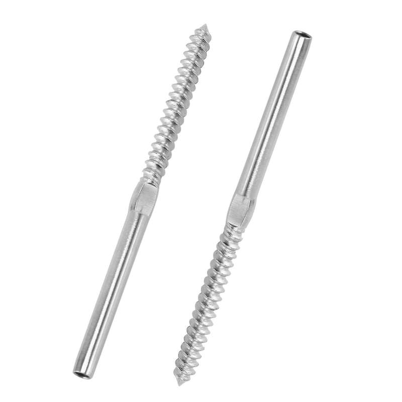 30 Pairs Left&right Hand Thread Lag Screws for 1/8 Inch Cable
