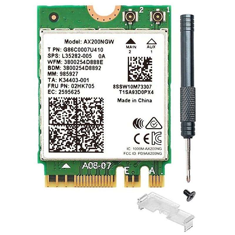 Ax200 Next-gen Wi-fi 6 Network Card M.2 Ngff 160mhz 2.4ghz 5ghz