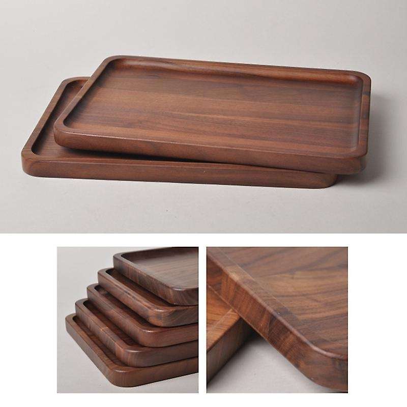 Wood Serving Tray Square Breakfast Sushi Snack Bread Dessert Cake