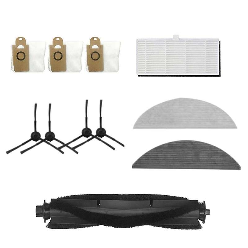 11pcs Main Side Brush Mop Cloth Dust Bag Filter for Xiaomi Lydsto R1