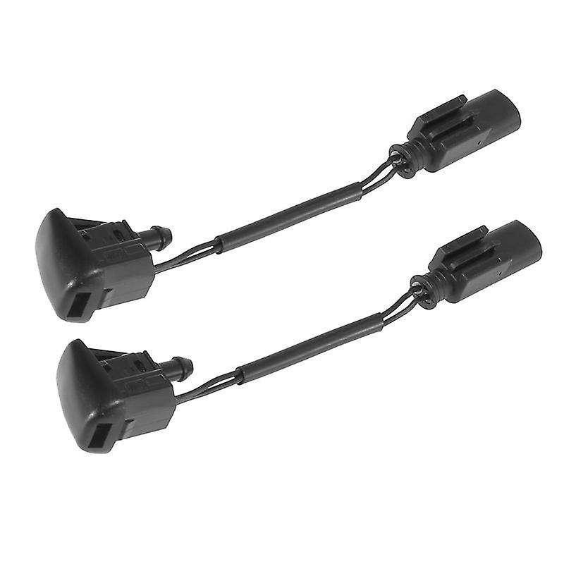 1pair New Windshield Heated Washer Sprayer Nozzle Jet