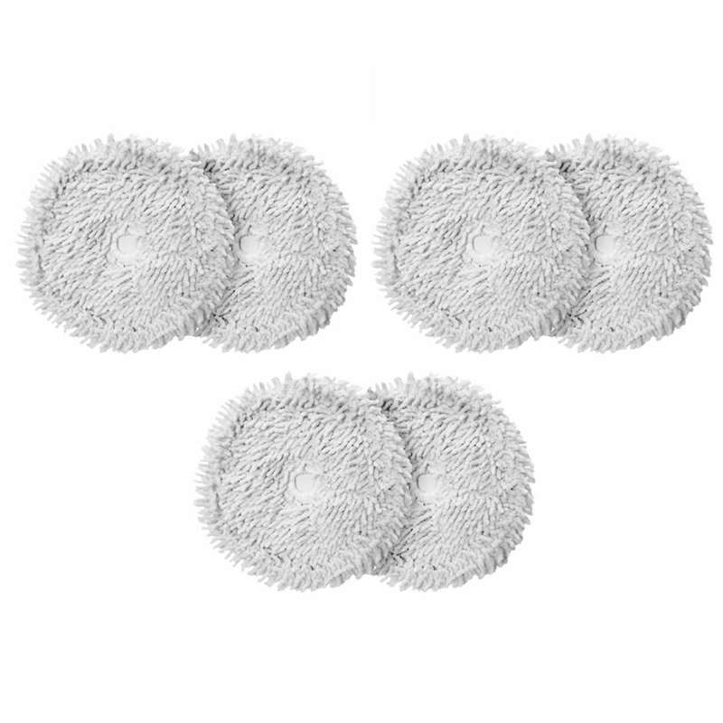 6pcs Washable Mop Cloth for Xiaomi Dreame Bot W10 Vacuum Cleaner