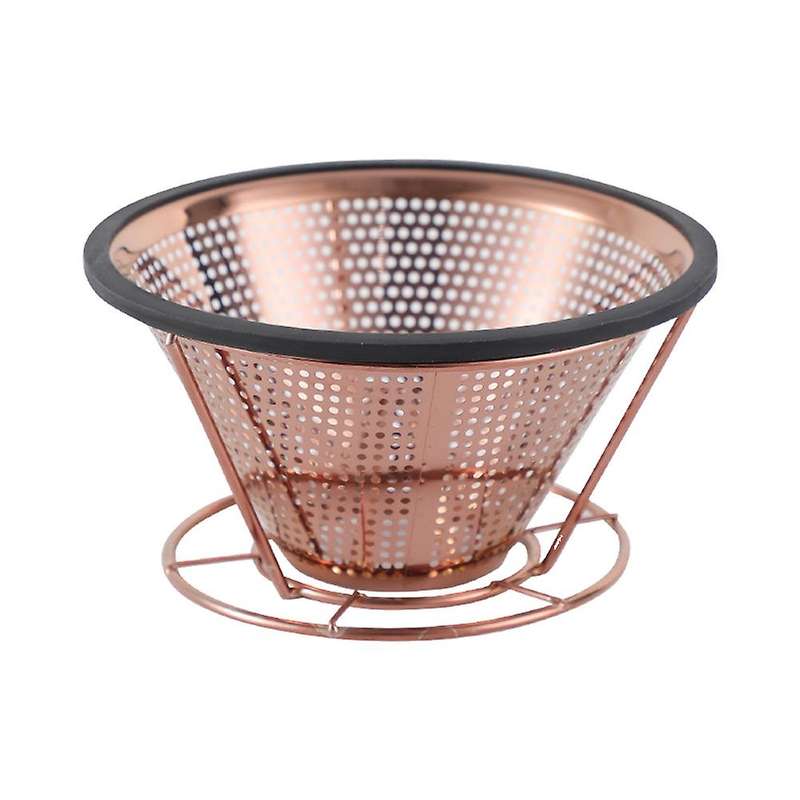 Pour Over Coffee Dripper,stainless Steel Paperless Cone Coffee Filter
