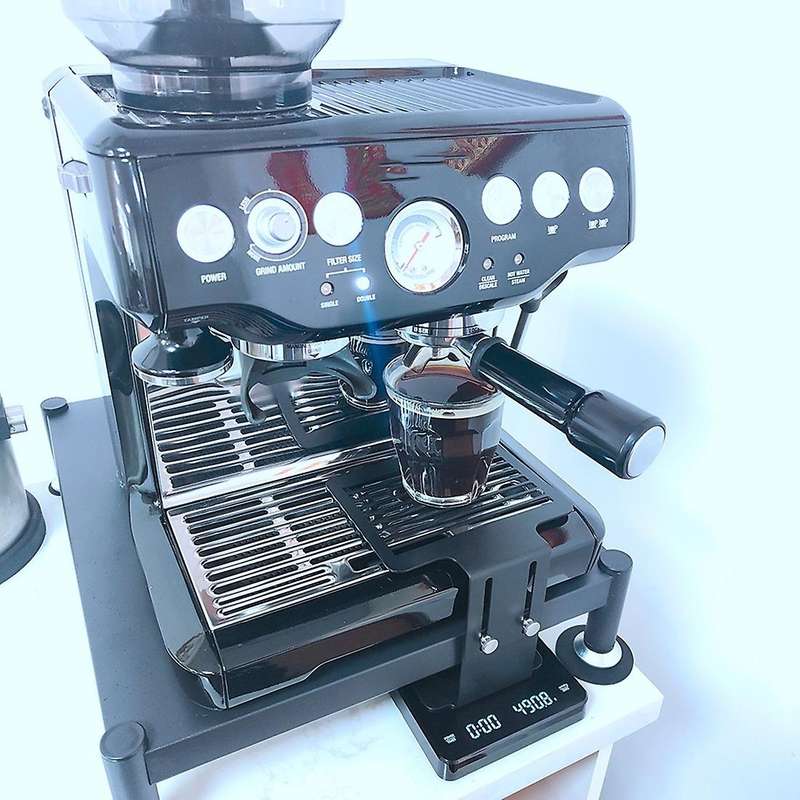 Steel Coffee Weighing Stand for Espresso Machine Electronic Scale(c)