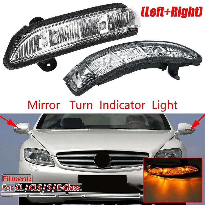 Car Front Lh+rh Mirror Turn Signal Light for Mercedes W211 W221 07-10