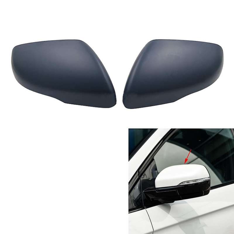 Rearview Left Right Side Glass Mirror Cover Frame Side Mirror Caps