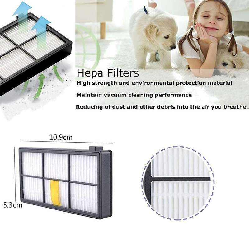Tangle-free Debris Extractor Filter Side Brush for Irobot Roomba 800