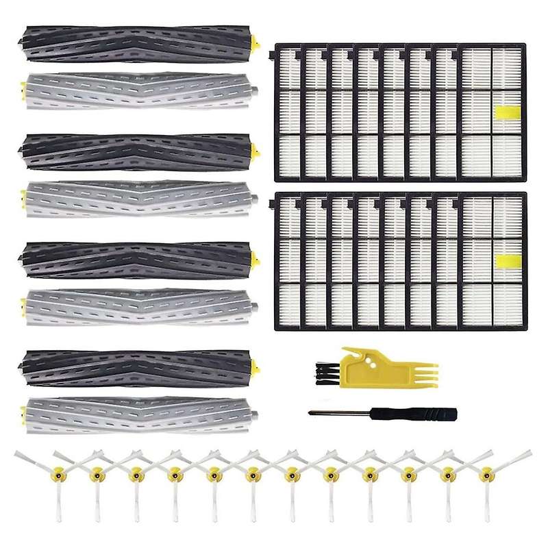 Tangle-free Debris Extractor Filter Side Brush for Irobot Roomba 800